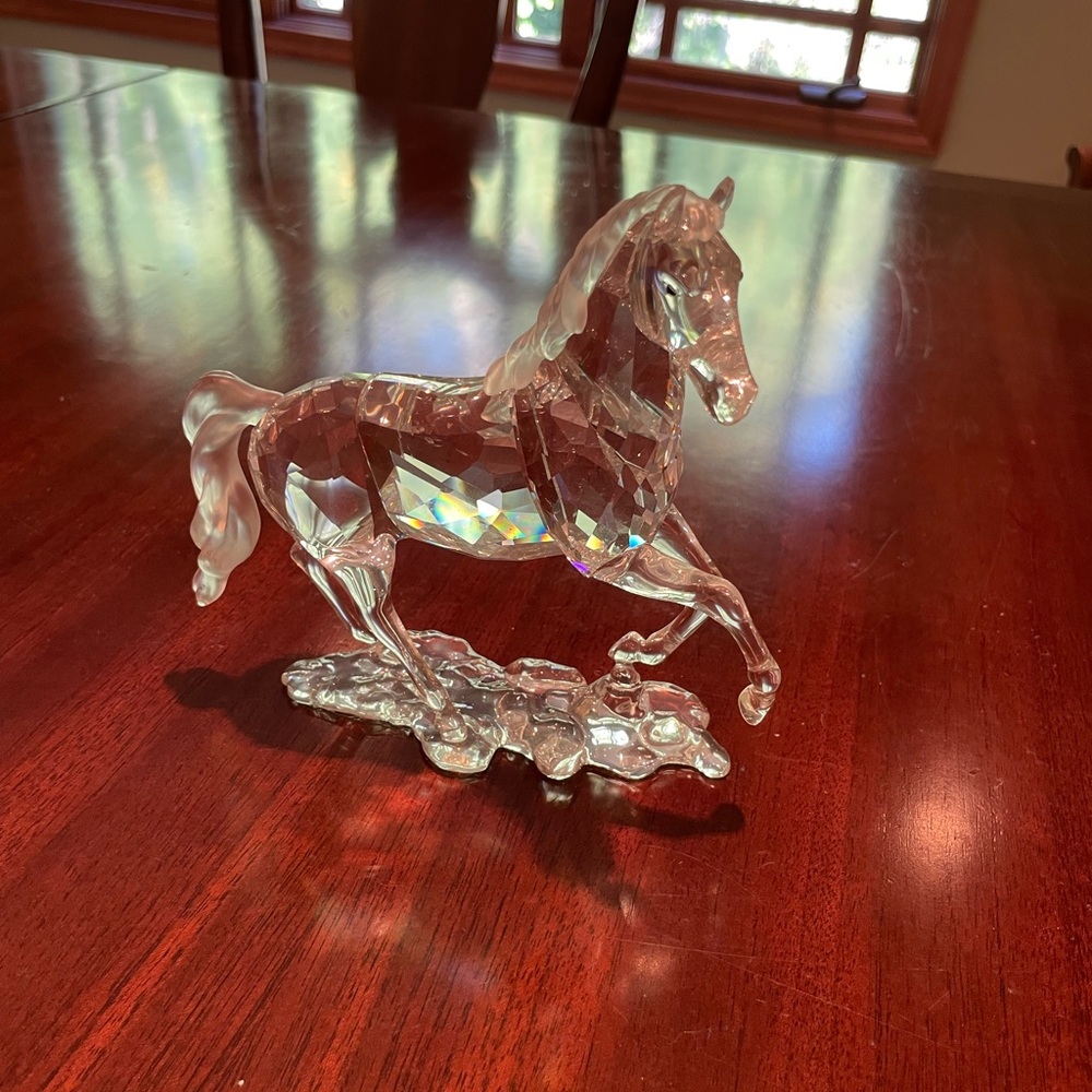 Swarovski Stallion Horse Figurine